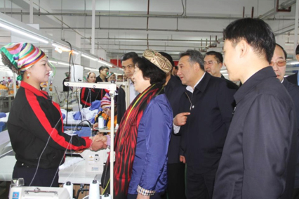 中央政治局委員，國務院孫春蘭副總理 參觀美麗奧工廠